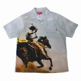 Supreme ץ꡼ 17SS Cowboy Shirt Ⱦµܡ M ֥롼