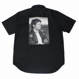 Supreme ץ꡼ 17SS Michael Jackson S/S Work Shirt ޥ른㥯 Ⱦµ M 