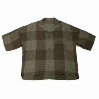 SUNSEA 󥷡 22SS BLOCK LINEN FRIED SHRIMP SHIRT Ⱦµå 3 