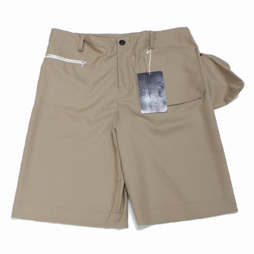 SUNSEA サンシー 2023 27th Collection N.M OXFORD ROYAL w/耳 SHORTS ショートパンツ 3 ベージュ  - ブランド古着買取・販売unstitchオンラインショップ