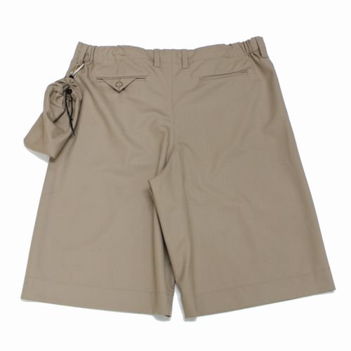 SUNSEA サンシー 2023 27th Collection N.M OXFORD ROYAL w/耳 SHORTS ショートパンツ 3 ベージュ  - ブランド古着買取・販売unstitchオンラインショップ