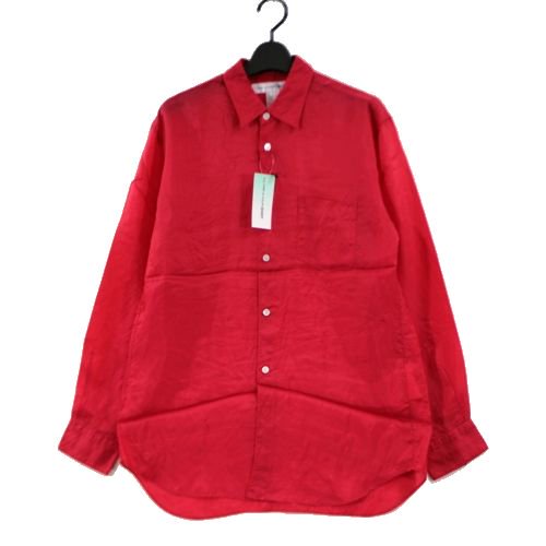 COMME des GARCONS SHIRT コムデギャルソンシャツ 23SS キュプラ シャツ S レッド -  ブランド古着買取・販売unstitchオンラインショップ