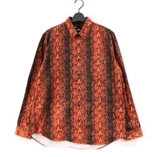 WHIMSY ウィムジー 21SS Snake Skin L/S Shirt スネークスキン