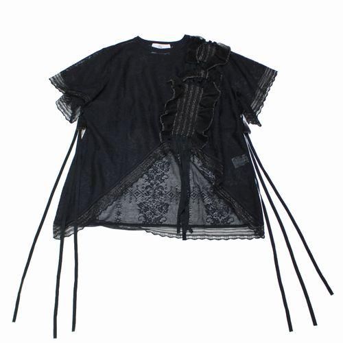 SPIDER KNIT PULLOVER COLLABORATION WITH RURUMU: / BLACK