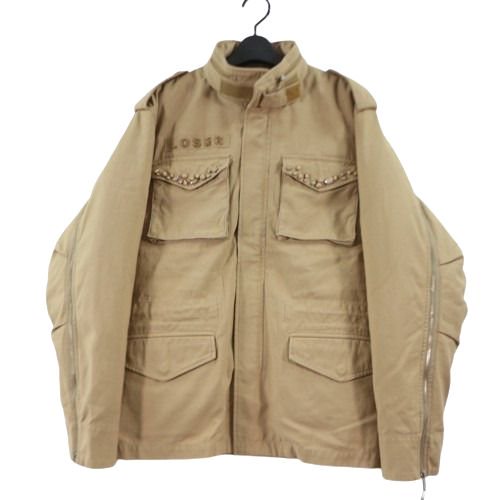 UNDERCOVER アンダーカバー 23AW ライナーダウン付き ミリタリージャケット 2 ベージュ -  ブランド古着買取・販売unstitchオンラインショップ