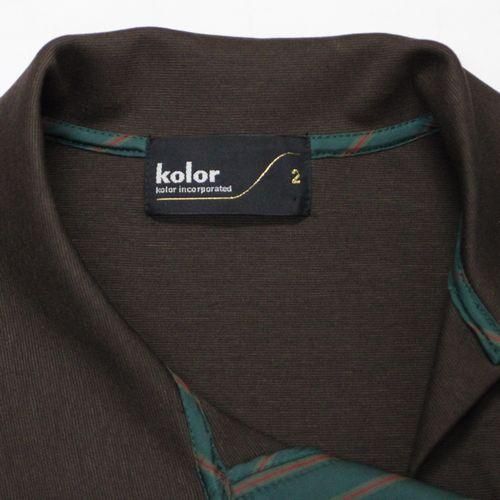 kolor ポロシャツ　ハイゲージポンチ Kolor カラー 23SS ハイゲージポンチTシャツ ポロシャツ 2