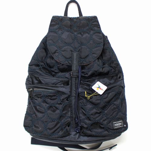 minaperhonen × PORTER tambourine RUCK SACK リュックサック ネイビー -  ブランド古着買取・販売unstitchオンラインショップ