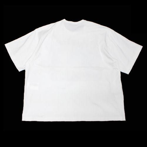 kolor カラー 23SS 度詰ハード天竺プリントTシャツ 3 ホワイト