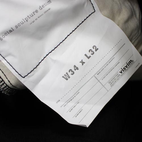 VISVIM ビズビム 21AW SOCIAL SCULPTURE 03 CMYK BLK デニム