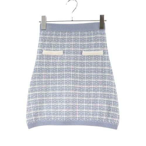 Dior Or コットンブレンド ツイード ミニスカート org.jpg