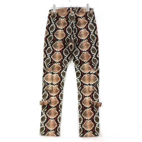 BURBERRY スキニーパンツ BURBERRY バーバリー Cocoa Snake Pattern Skinny スネーク