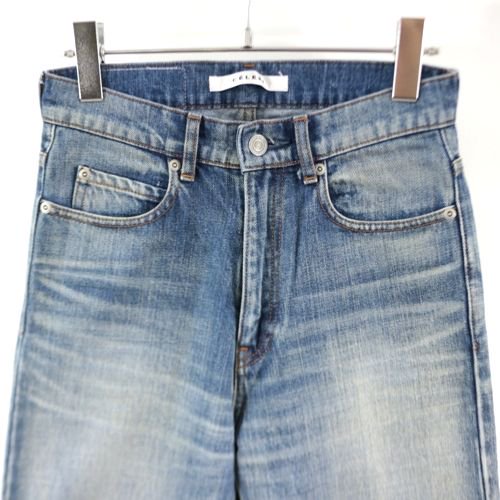 CELERI セルリ Side Slit Denim ヴィンテージ加工 スリット デニムパンツ 34 インディゴ -  ブランド古着買取・販売unstitchオンラインショップ