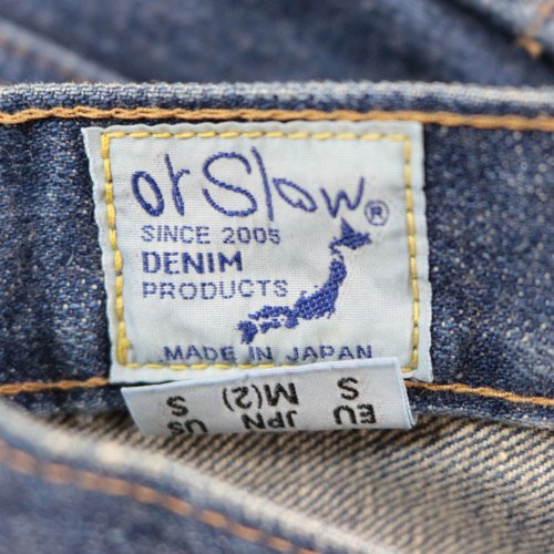 OrSlow オアスロウ BEAMS BOY 別注 PEN SLIM デニム M インディゴ -  ブランド古着買取・販売unstitchオンラインショップ