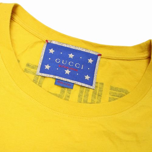 GUCCI × Elton John 18SS エルトンジョン Tシャツ XS イエロー - ブランド古着買取・販売unstitchオンラインショップ