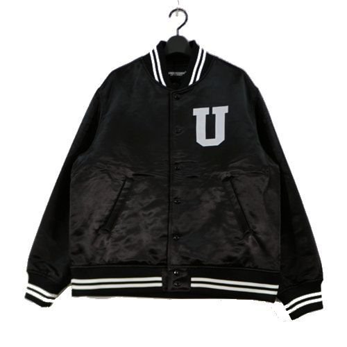 UNDERCOVER アンダーカバー 23AW サテンスタジャン U KEEP THE SUN BRAIN 3 ブラック -  ブランド古着買取・販売unstitchオンラインショップ