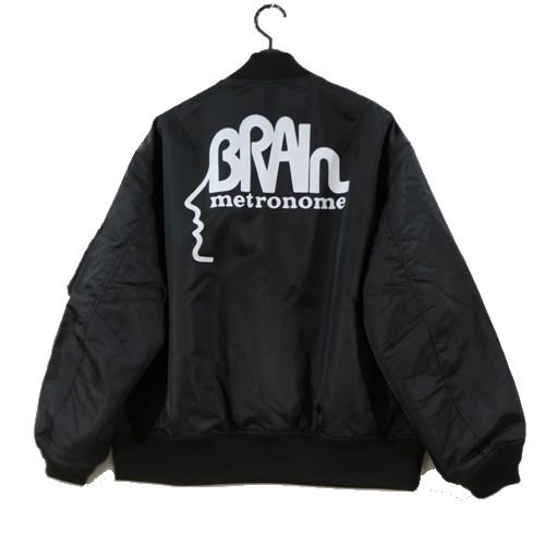 UNDERCOVER アンダーカバー 23AW NyツイルダブルZIPMA-1 BRAIN ジャケット 2 ブラック -  ブランド古着買取・販売unstitchオンラインショップ