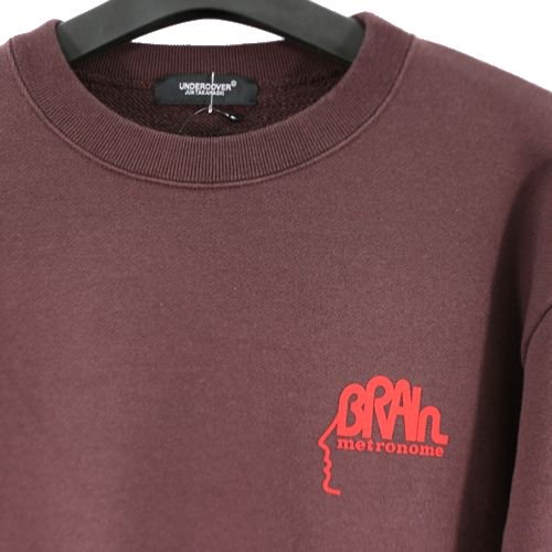 UNDERCOVER アンダーカバー 23AW Brain Records スウェット 5 ブラウン -  ブランド古着買取・販売unstitchオンラインショップ