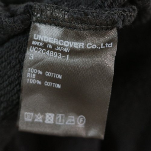 UNDERCOVER アンダーカバー 23AW BIGSWEAT NO FUTURE ビッグスウェット 3 ブラック -  ブランド古着買取・販売unstitchオンラインショップ