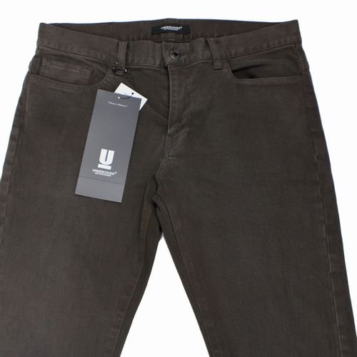 UNDERCOVER アンダーカバー 24SS BASIC ストレッチカツラギニーリップドパンツ 3 チャコール -  ブランド古着買取・販売unstitchオンラインショップ