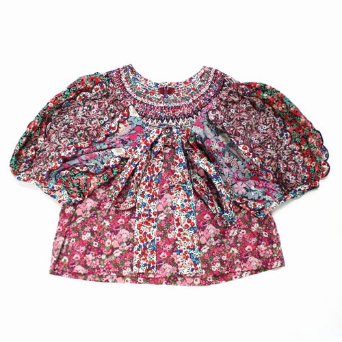 rurumu: 縷縷夢兎 ルルムウ 22SS Liberty attached sleeve top リバティ アタッチド スリーブ トップス -  ブランド古着買取・販売unstitchオンラインショップ