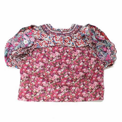 rurumu: 縷縷夢兎 ルルムウ 22SS Liberty attached sleeve top リバティ アタッチド スリーブ トップス -  ブランド古着買取・販売unstitchオンラインショップ