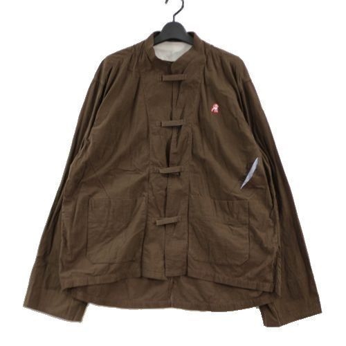 the Shepherd UNDERCOVER シェパード アンダーカバー 21SS チャイナシャツ 3 ブラウン -  ブランド古着買取・販売unstitchオンラインショップ