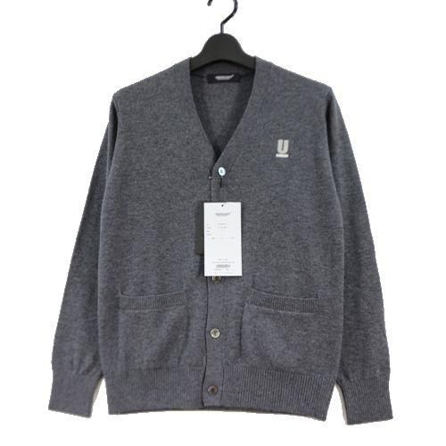 UNDERCOVER アンダーカバー 19AW ロゴ ウール カーディガン 1 グレー