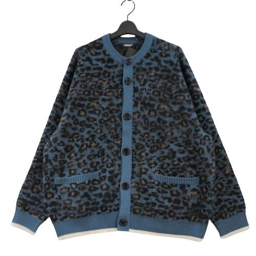 UNDERCOVER アンダーカバー 23AW レオパード カーディガン 3 ブルー - ブランド古着買取・販売unstitchオンラインショップ