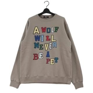 UNDERCOVER С 23AW SWEAT A WOLF WILL NEVER BE A PET å 4 ١