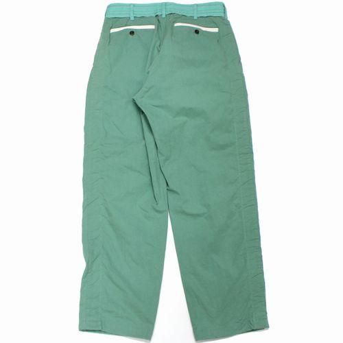 sacai サカイ 21SS ドローストリングス パンツ 3 グリーン sacai サカイ 21SS ドローストリングス パンツ 3 グリーン