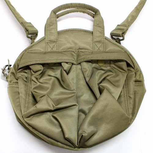 beautiful people × POTR 24SS POTRxbp helmet bag in nylon twill ヘルメットバッグ カーキ  - ブランド古着買取・販売unstitchオンラインショップ