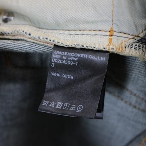 美品・名作】アンダーカバー バイアス切替デニム パンツ