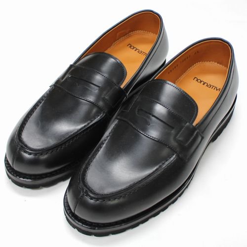 nonnative ノンネイティブ 24SS DWELLER LOAFERS COW LEATHER レザー ローファー 6 1/2 ブラック -  ブランド古着買取・販売unstitchオンラインショップ