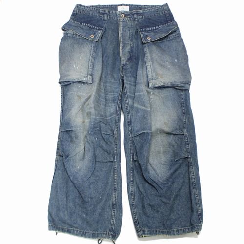 HERILL ヘリル 23SS NEPDENIM M44 TROUSERS ネップデニム M44 トラウザーズ 2 インディゴ -  ブランド古着買取・販売unstitchオンラインショップ