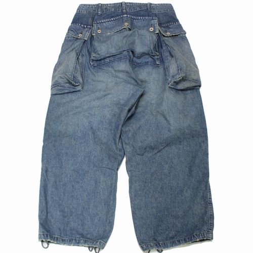 HERILL ヘリル 23SS NEPDENIM M44 TROUSERS ネップデニム M44 トラウザーズ 2 インディゴ -  ブランド古着買取・販売unstitchオンラインショップ