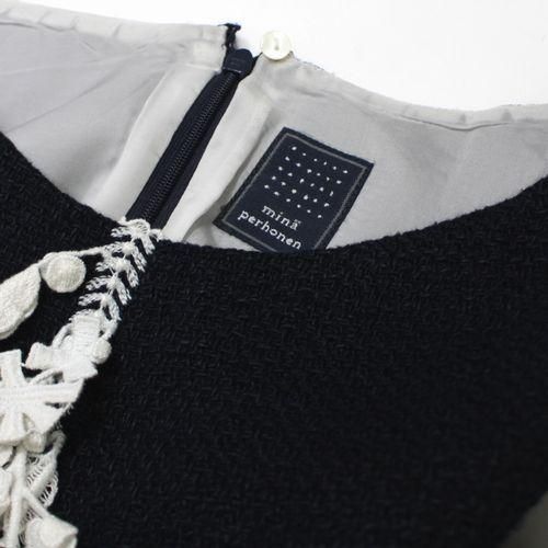 minaperhonen ミナペルホネン 05SS forest parade ワンピース ネイビー