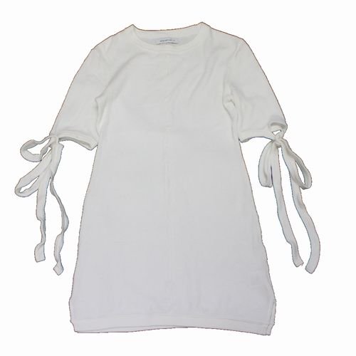 ROSARY MOON ロザリー ムーン 21SS Arm Ribbon Thermal Tunic アームリボン サーマル チュニック F -  ブランド古着買取・販売unstitchオンラインショップ