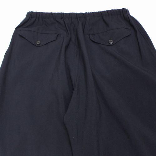 comoli 23ssウールニータックパンツ navy サイズ2 - メルカリ