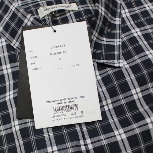 UNDERCOVER アンダーカバー 24SS Coチェック半袖シャツ BUG_em 5