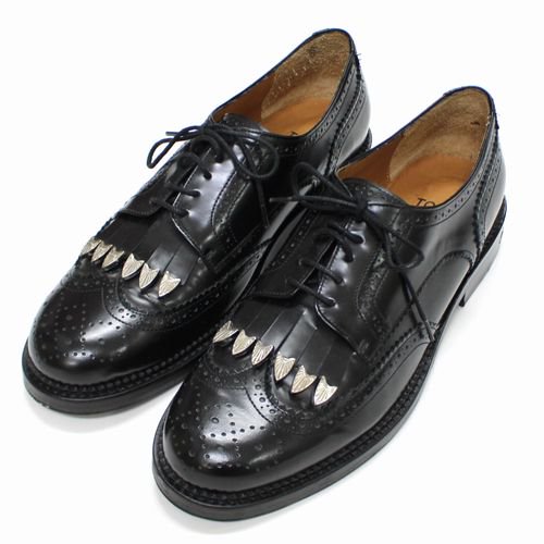 TOGA VIRILIS トーガ ビリリース CLASSIC TASSEL BROGUE SHOES タッセルレザーシューズ 42 ブラック -  ブランド古着買取・販売unstitchオンラインショップ