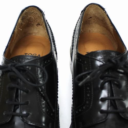 TOGA VIRILIS トーガ ビリリース CLASSIC TASSEL BROGUE SHOES タッセルレザーシューズ 42 ブラック -  ブランド古着買取・販売unstitchオンラインショップ