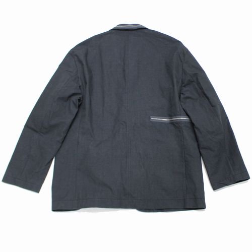 UNDERCOVER アンダーカバー 23SS ジップデザイン リップストップ テーラード ジャケット 4 チャコール -  ブランド古着買取・販売unstitchオンラインショップ