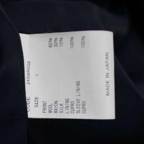 URU ウル 24SS Double breasted jacket ジャケット 1 ネイビー
