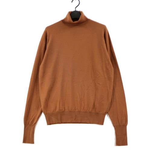 JOHN SMEDLEY ジョンスメドレー 24G MODERN FIT TURTLE NECK タートルネックニット メリノウール M -  ブランド古着買取・販売unstitchオンラインショップ