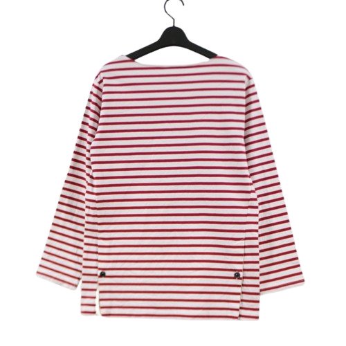 cantate カンタータ 18SS Horizontal Stripe Shirt ボーダー カットソー 46 レッド ホワイト -  ブランド古着買取・販売unstitchオンラインショップ