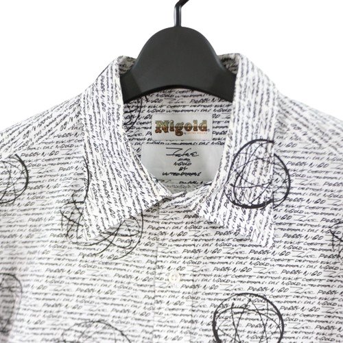 NIGOLD FUTURA FOR NIGOLD by UNITED ARROWS BRD BD SHIRT シャツ XL ホワイト -  ブランド古着買取・販売unstitchオンラインショップ