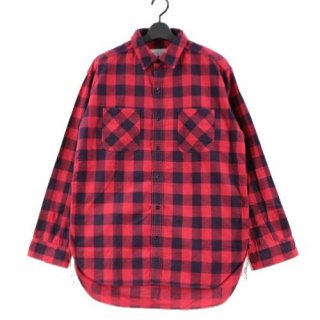 UNUSED 桼 15AW block check nel shirt ֥åå ͥ륷 2 å