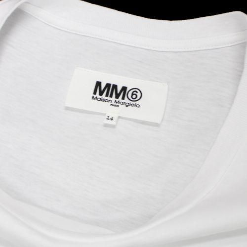 【返品?交換対象商品】 エムエムシックス MM6 メゾンマルジェラ キッズTシャツ KIDS 6 Tシャツ(半袖+袖なし)