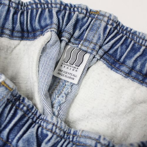 COMFORTABLE REASON コンフォータブルリーズン 2018 ICE IN EASY DENIM イージー デニム パンツ インディゴ -  ブランド古着買取・販売unstitchオンラインショップ