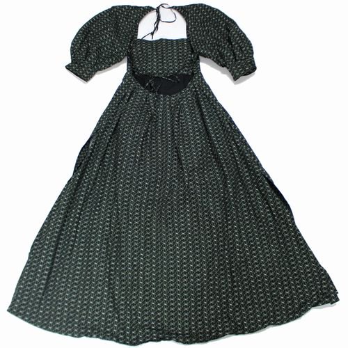 ROSARYMOON ロザリームーン 22AW Flower Print Balloon Dress ワンピース ブラック -  ブランド古着買取・販売unstitchオンラインショップ